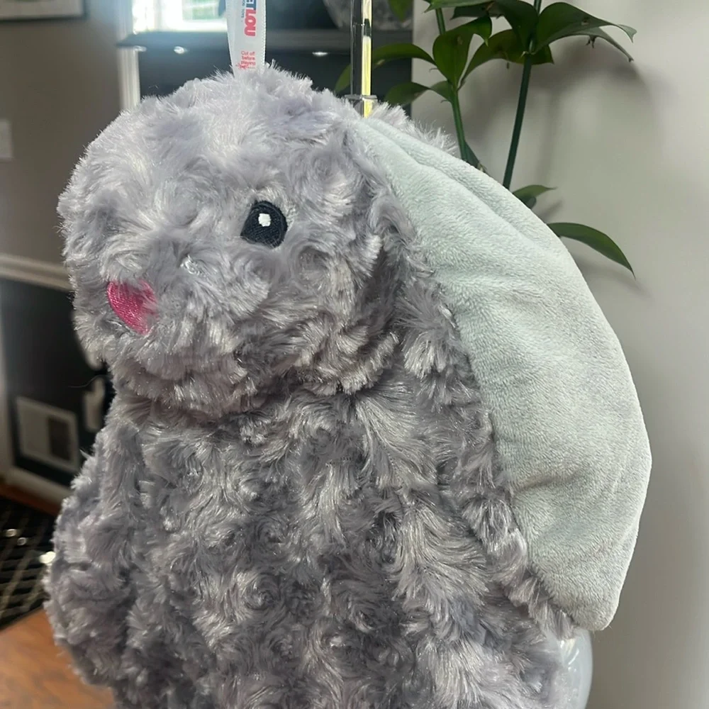Petlou Floppy Rabbit Stuffingless Floppy Plush Squeak Chew Dog Toy 19” NEW